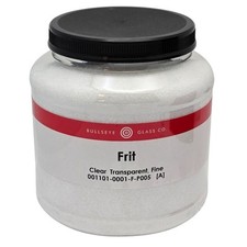 5 POUNDS 1101 Clear Transparent Fine Full Jar 90 COE Bullseye Frit Fusing Glass