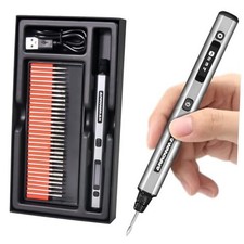 AM Mini Engraving Pen: Ultimate Cordless Portable Tool for Artists Simple Grey