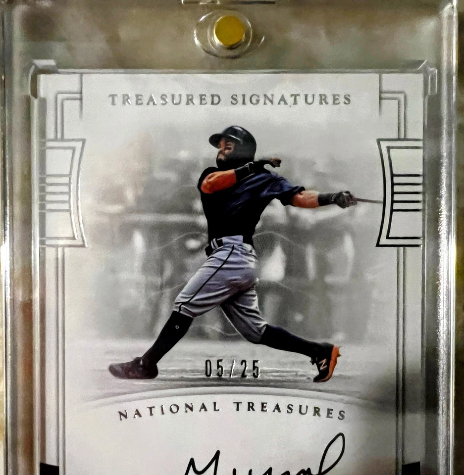 Panini National Treasures Jose Altuve 2017 automático #TS-JA 5/25 Foto 2 de 4
