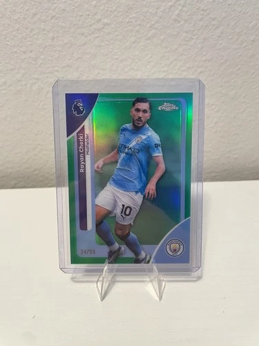 Topps Chrome Premier League 2025-26 Rayan Cherki Man City #126 Green /99