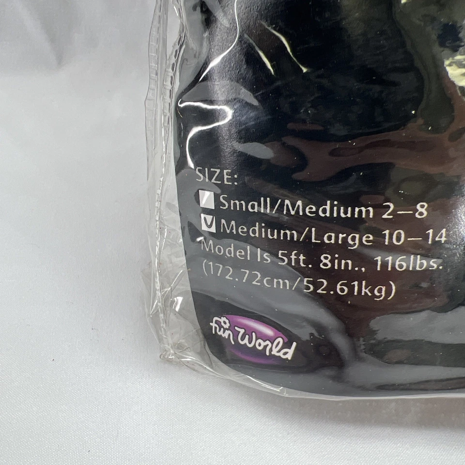 Marionette Doll Womens Fun World Halloween Costume Size Medium Large 10-14 Adult - Image 3 of 4