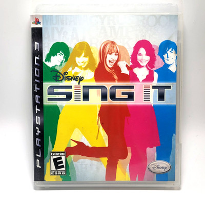 Disney Sing It Sony PlayStation 3 PS3 Rated E for Everyone - TESTED WORKING