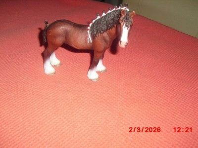 Schleich   13808  Hengst,  Pferd   Horse   Kaltblut   Clydesdale