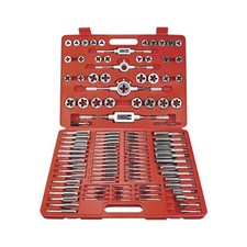 110 Piece Tap and Die Set  SAE METRIC  Threading Tool Set With Storage Case  M...
