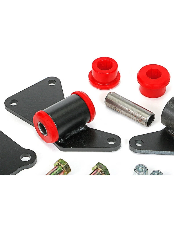Trans-Dapt Motor Mount LS Swap Bolt-On Polyurethane / Steel Black / Red (4205) - Image 2 of 4