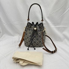 Tory Burch Womens Bucket Drawstring T Monogra...
