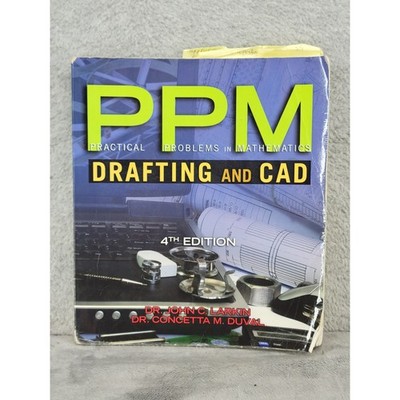 Practical Problems in Mathematics for Drafting and CAD 4th Ed Larkin Duval PB