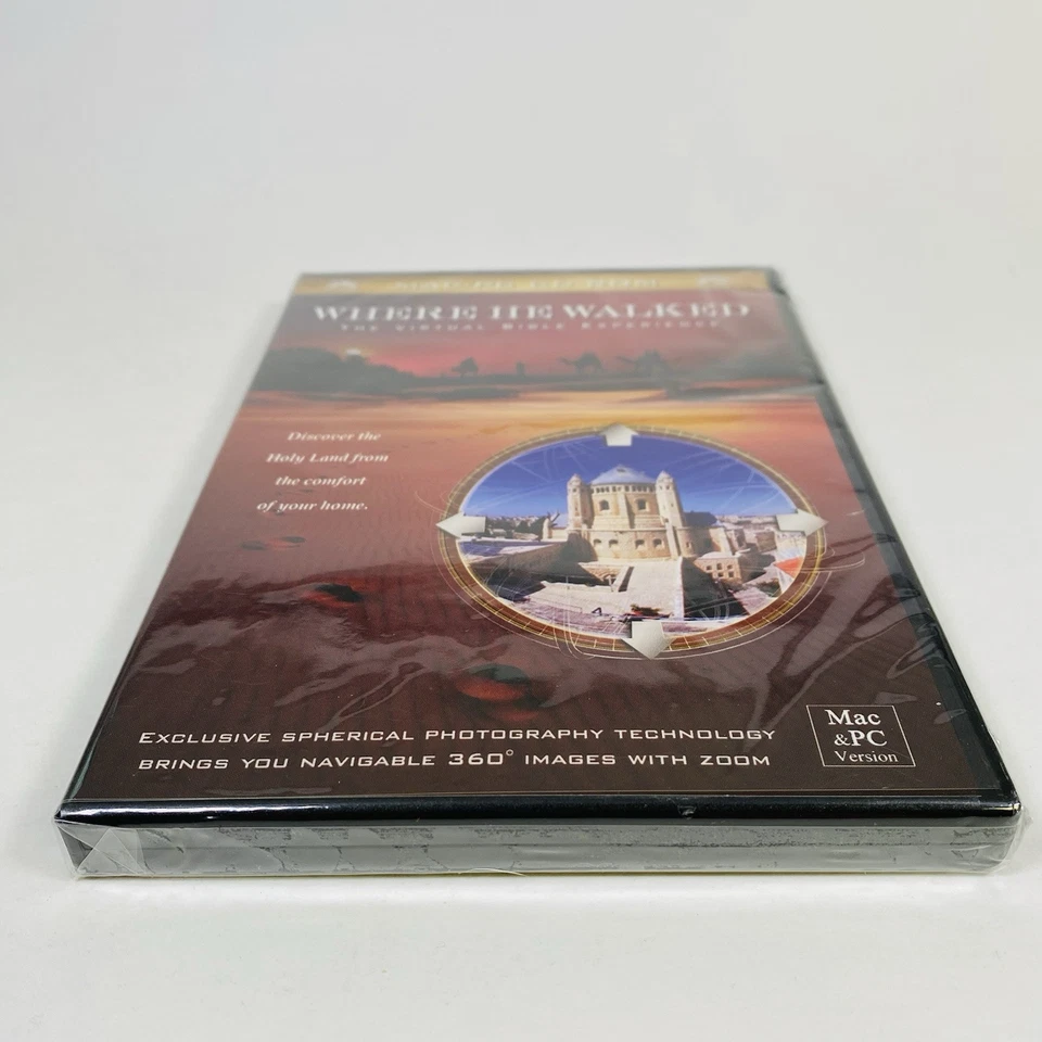 Where He Walked: The Virtual Bible Experience 360 (MAC/PC CD-ROM) Factory Sealed - Image 3 of 4