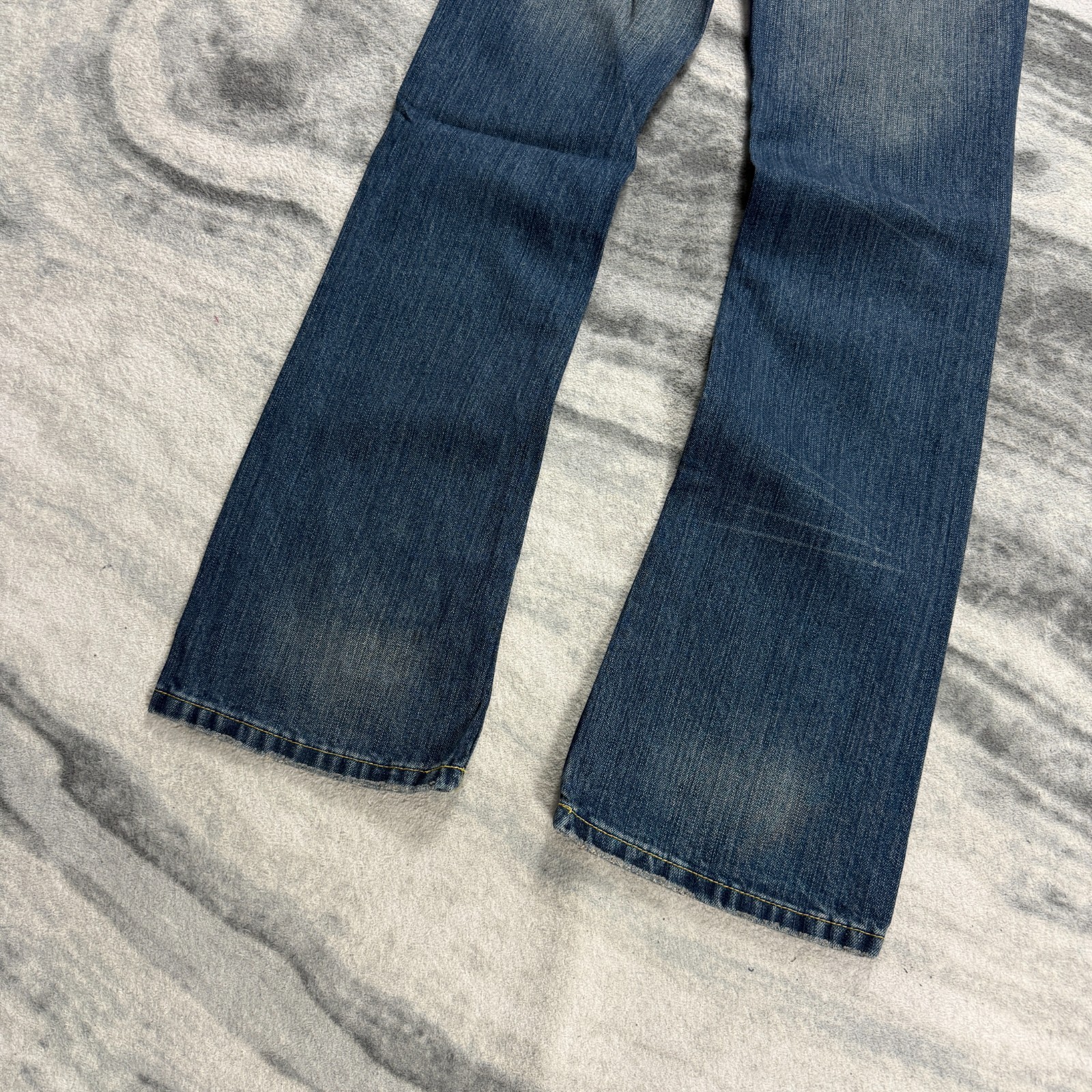 Vintage Miss Sixty 2000s Y2K 'Eden' Blue Studded Bootcut Low Rise Size 27 Jeans image 2