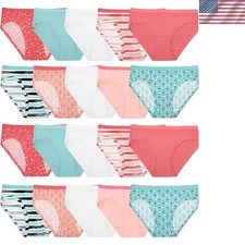 Hipster Style Girls' 20-Pack Cotton Underwear - Comfortable Everyday Basics