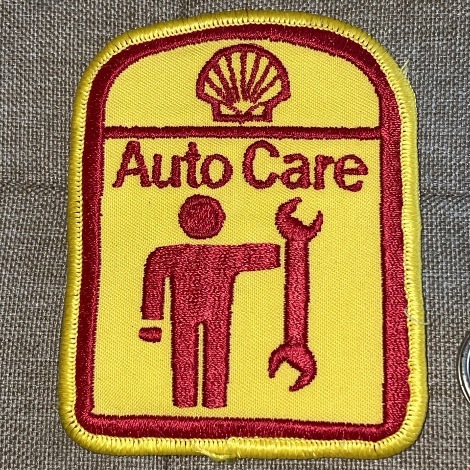 Sav-All Auto Patch Vintage Mechanic Uniform Blue White Oval Sew On