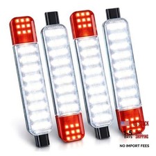 LED Interior Door Courtesy Light Compatible with Chevy 4 PCS White Red