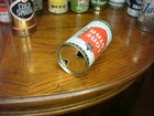 LONE STAR BEER BLUE BEER VARIATION FLAT TOP BEER CAN LONE STAR SAN ANTONIO TEXAS — photo 5
