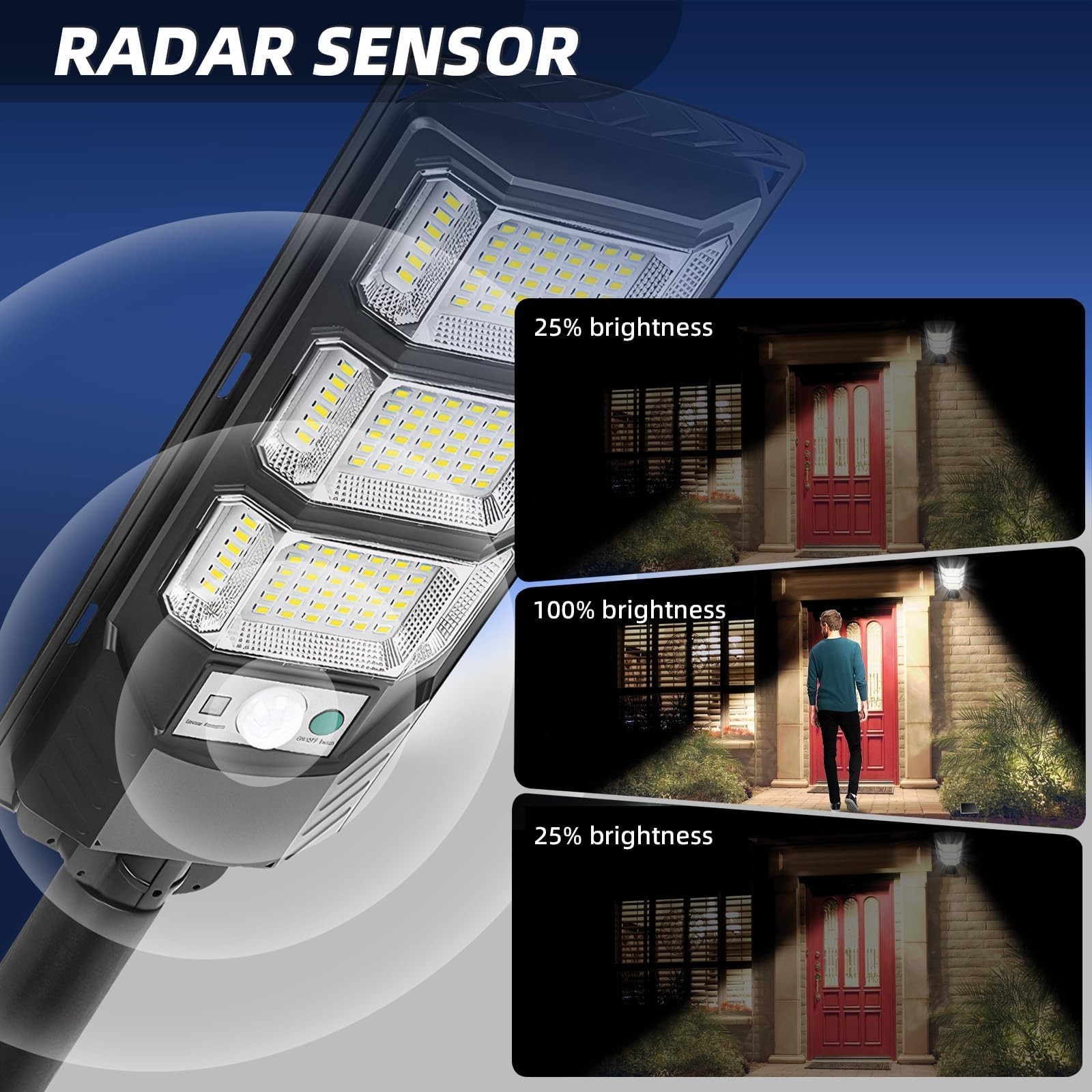 4 Pack Solar Flood Lights Outdoor, Solar Lights Outdoor Waterproof with Remot...