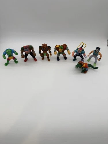 Vintage 1989 Teenage Mutant Ninja Turtles Action Figure Lot Collection FG1
