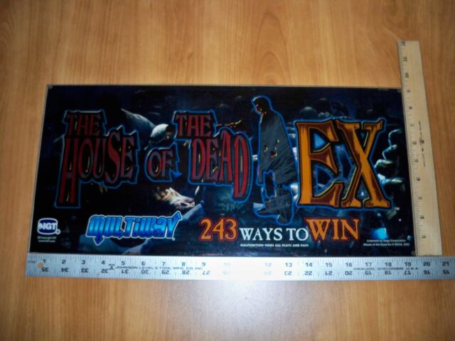 IGT The House of the Dead EX Slot Machine Glass | eBay