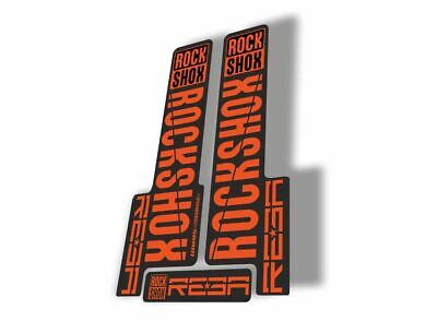 ROCK SHOX reba FORK Stickers Decals Mountain Bike Down Hill MTB #b0311