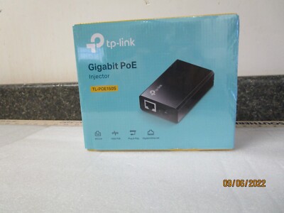 Opened BOX! TP-Link TL-PoE150S Gigabit Power over Ethernet Injector Adapter PoE 