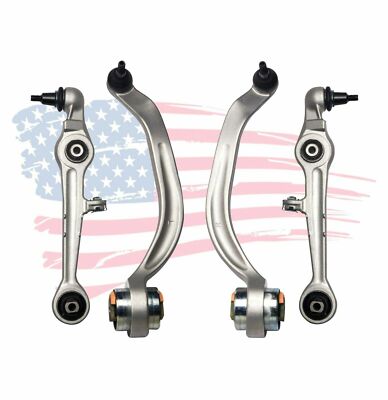 4 Pc Front Lower Control Arms Suspension Kit for Audi A8 A6 A4 Quattro VW Passat