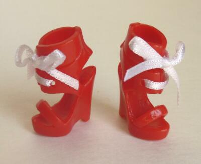 Shoes Pair Red Original Mattel Barbie Doll Accessories Lot