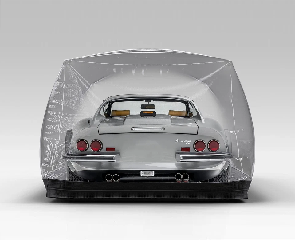 Cubierta de burbuja para coche Amazon Protection Ferrari Dino 206 GT | Almacenamiento coches clásicos Foto 3 de 4