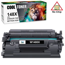 148X Black Toner(No Chip), for HP LaserJet Pro 4001n/dn/dw 4101fdn/fdw, W1480X