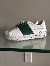 NEW VALENTINO GARAVANI OPEN FORA CHANGE ROCKSTUD BIO- BASED SNEAKERS SIZE 35 1/2