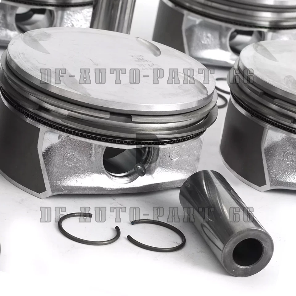 Juego de 6 anillos de pistón MAHLE 92,6+0,5 mm para Mercedes-Benz C350 E350 S350 3,5 L M272 Foto 3 de 4