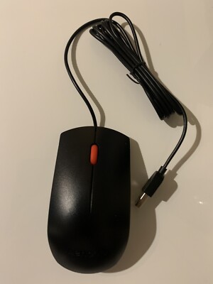 Lenovo Essential USB Mouse, 1600 dpi  Optisch  Mausrad - 00PH133 (NEU, OVP)