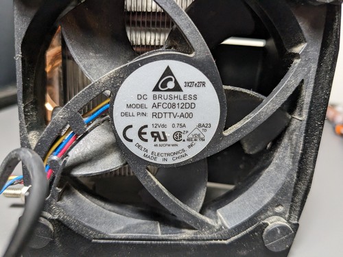 CPU Heatsink and Fan Assembly P/N: 0G4T9T - Afbeelding 4 van 5