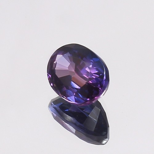AAA Natural Flawless Purple Montana Sapphire Oval Cut Loose Gemstone 7x5 MM - Picture 3 of 6