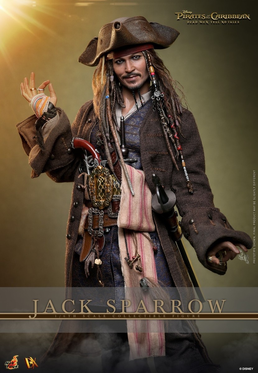 Pre-order Hot Toys DX037 1/6 Pirates of The Caribbean Jack Sparrow