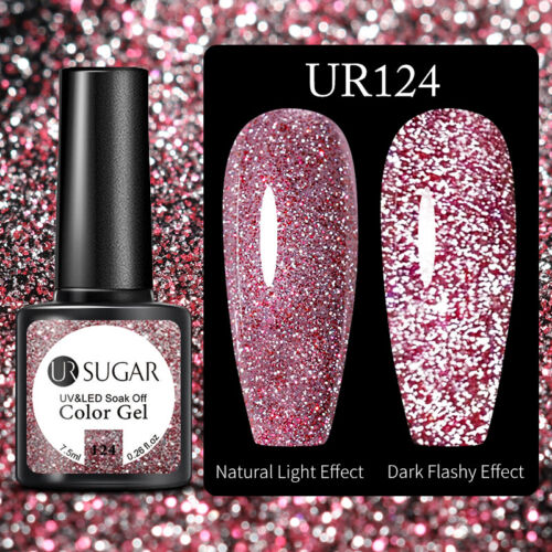 UR SUGAR 7,5 ml esmalte de uñas sin limpieza capa superior base gel arte en uñas gel remojo UV - Imagen 32 de 44