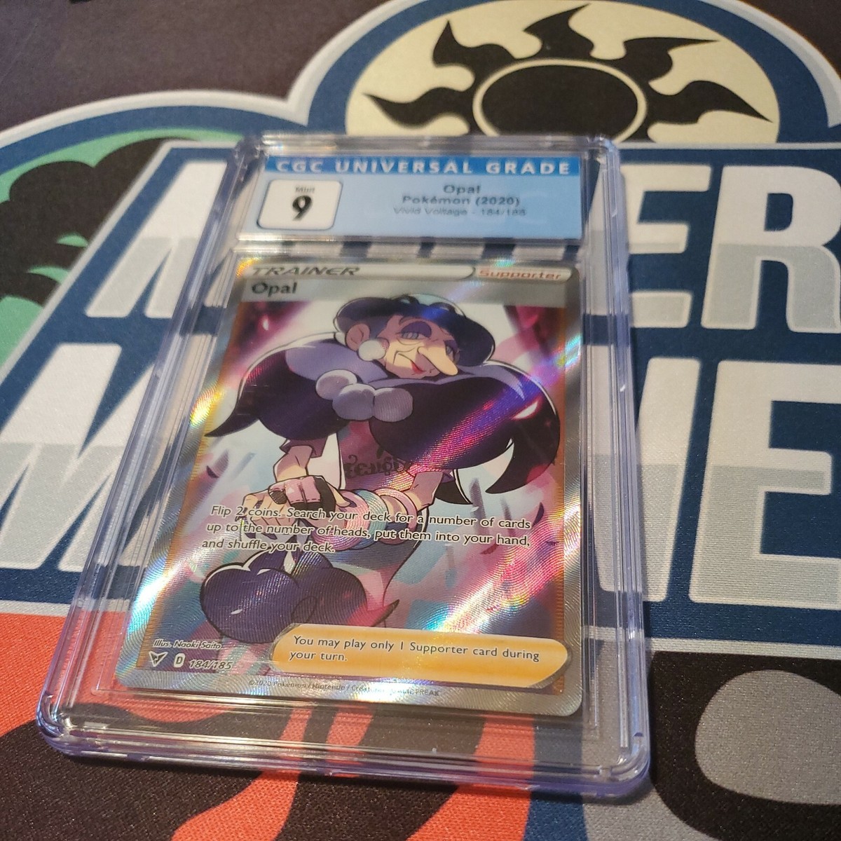 Opal Full Art 184/185 CGC Mint 9 PSA Pokemon Card (2020) Vivid