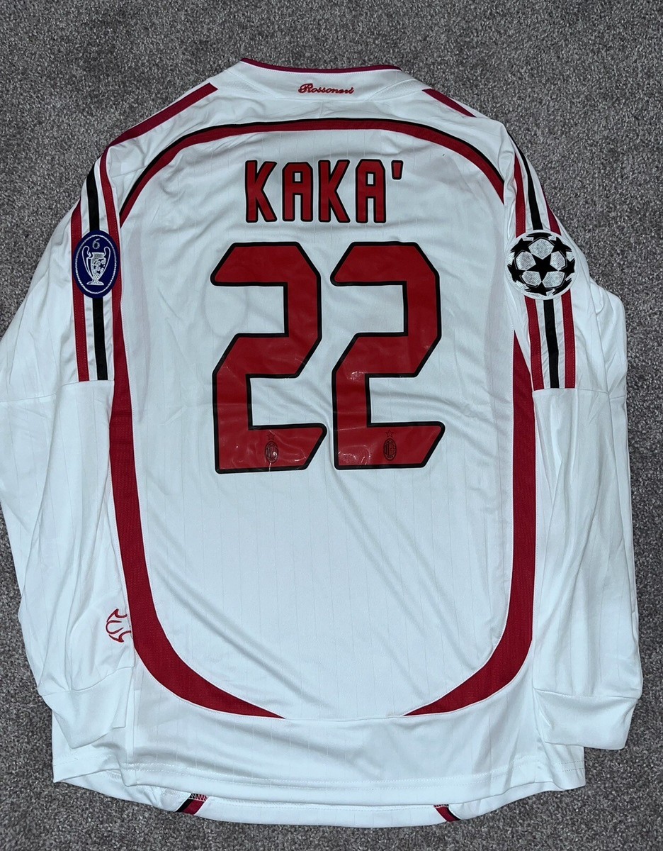 [希少]ACM カカ　KAKA ユニフォーム Kaka #22 AC Milan Jersey 2006/2007 Mens Final UEFA Champions