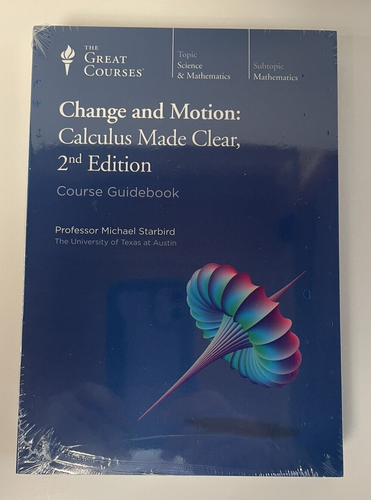 GREAT COURSES CHANGE AND MOTION: CALCULUS MADE CLEAR - 4 DVDs ...