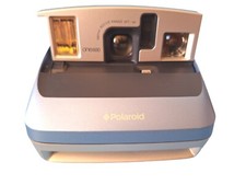 Polaroid One 600 Camera Blue Silver Not Tested because of No Film GC