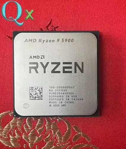 AMD Ryzen 9 5900 R9-5900 AM4 CPU Processor 3.0GHz 12Core 24Thr 65W Desktop 64MB
