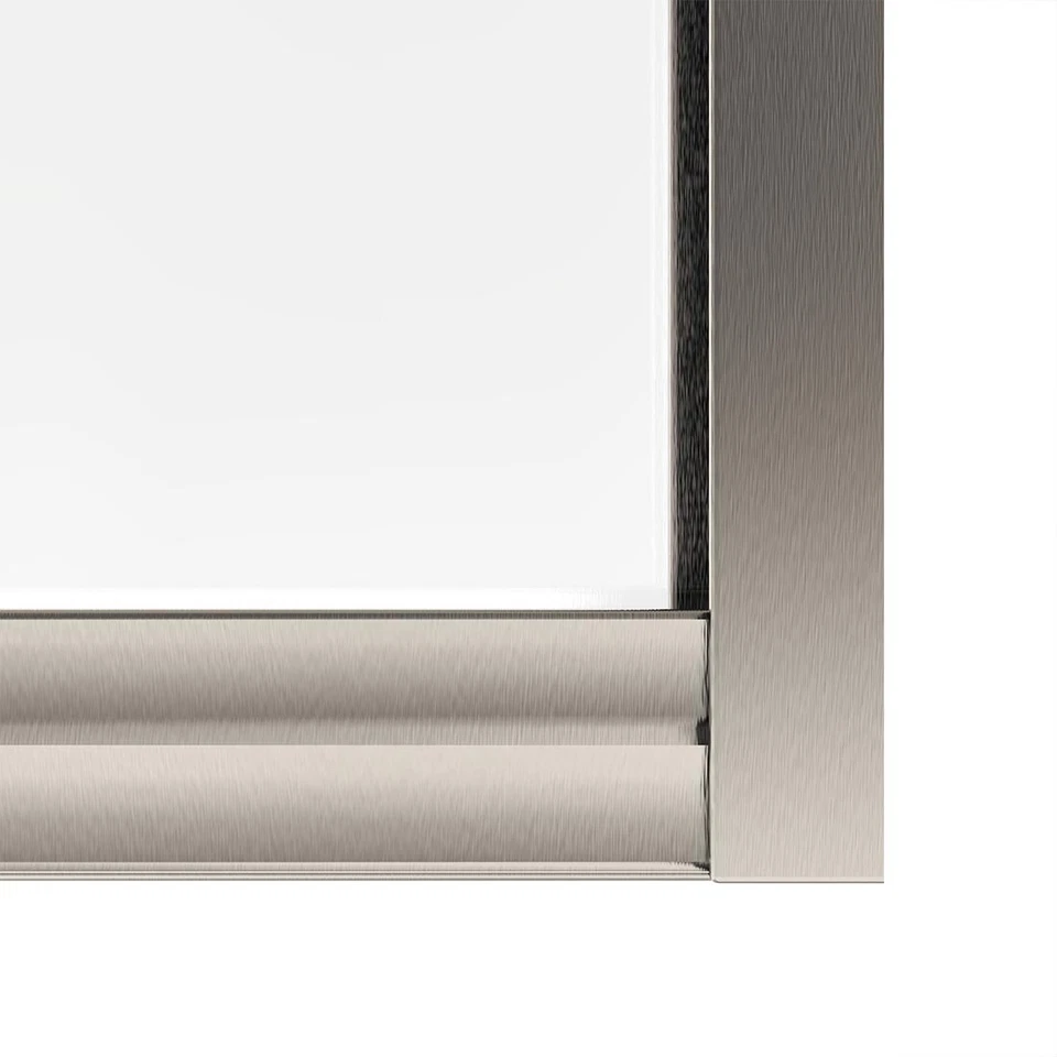 ELEGANTE 60" W X 62" H Bañera Ducha Puerta Corredera 6mm Panel Vidrio Níquel Cepillado Foto 4 de 4