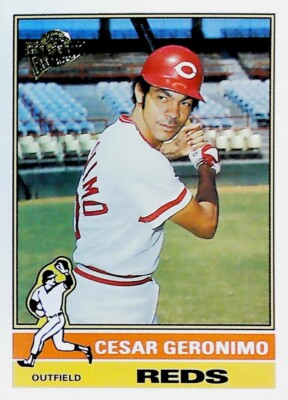 2004 TOPPS ALL-TIME FAN FAVORITES #22 CESAR GERONIMO 1976 VARIATION REDS
