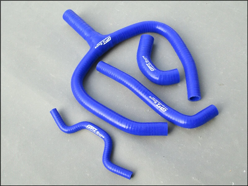 Manguera verde Y KX250F KXF250 2009-2014 para radiador de silicona Kawasaki 10 11 12 13 Foto 4 de 4