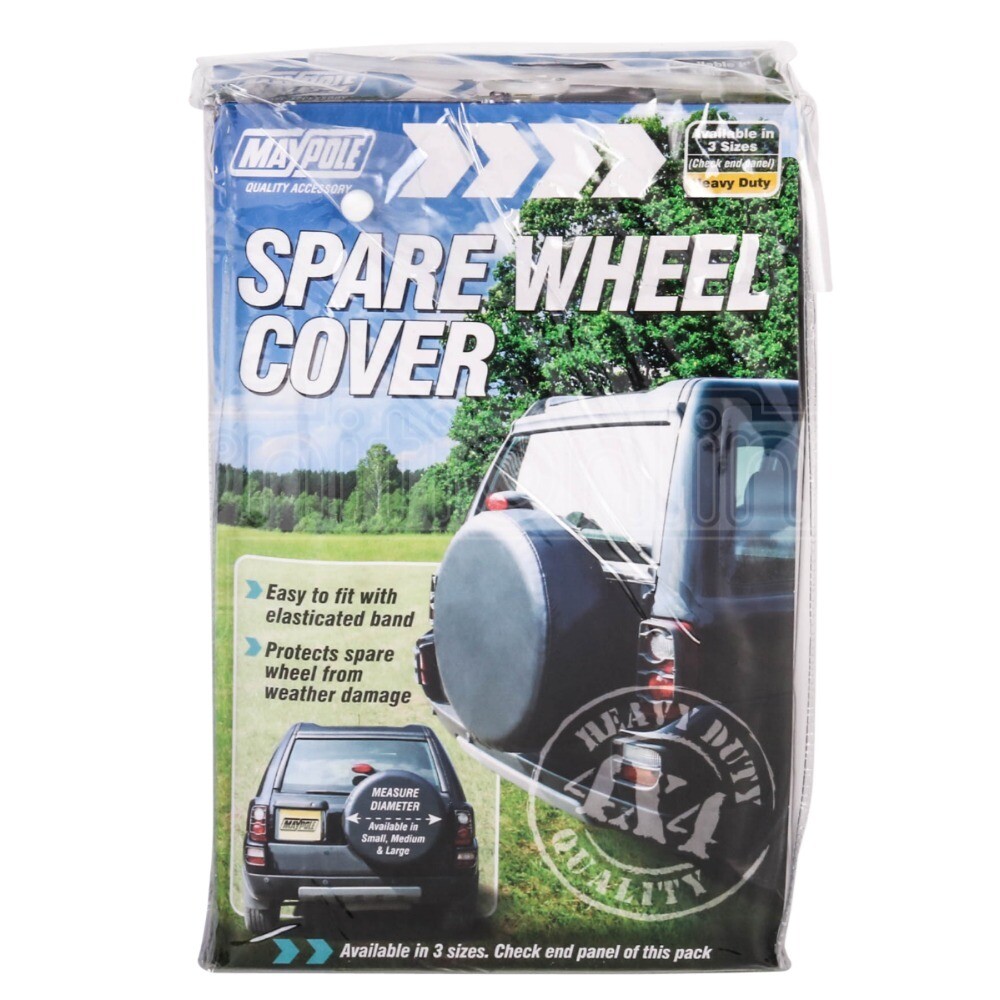 Maypole Weatherproof 4x4 Spare Wheel Tyre Cover 28"" For Freelander Jeep