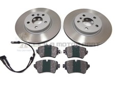 BMW 2 SERIES F45 216D 218D ACTIVE TOURER FRONT 2 BRAKE DISCS AND PADS & SENSOR