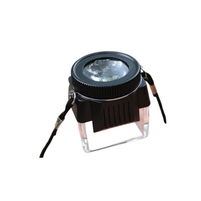 Pro Loupe 10X Magnifying Viewer for Film or View Camera Silver/Gray w/Strap USxA
