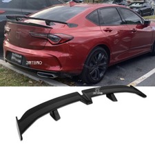 55 Rear Trunk Spoiler Racing Wing Matte Black Pro Style For Acura Tlx Integra 55 Rear Trunk Spoiler Racing Wing Matte Black Pro Style For Acura Tlx Integra
