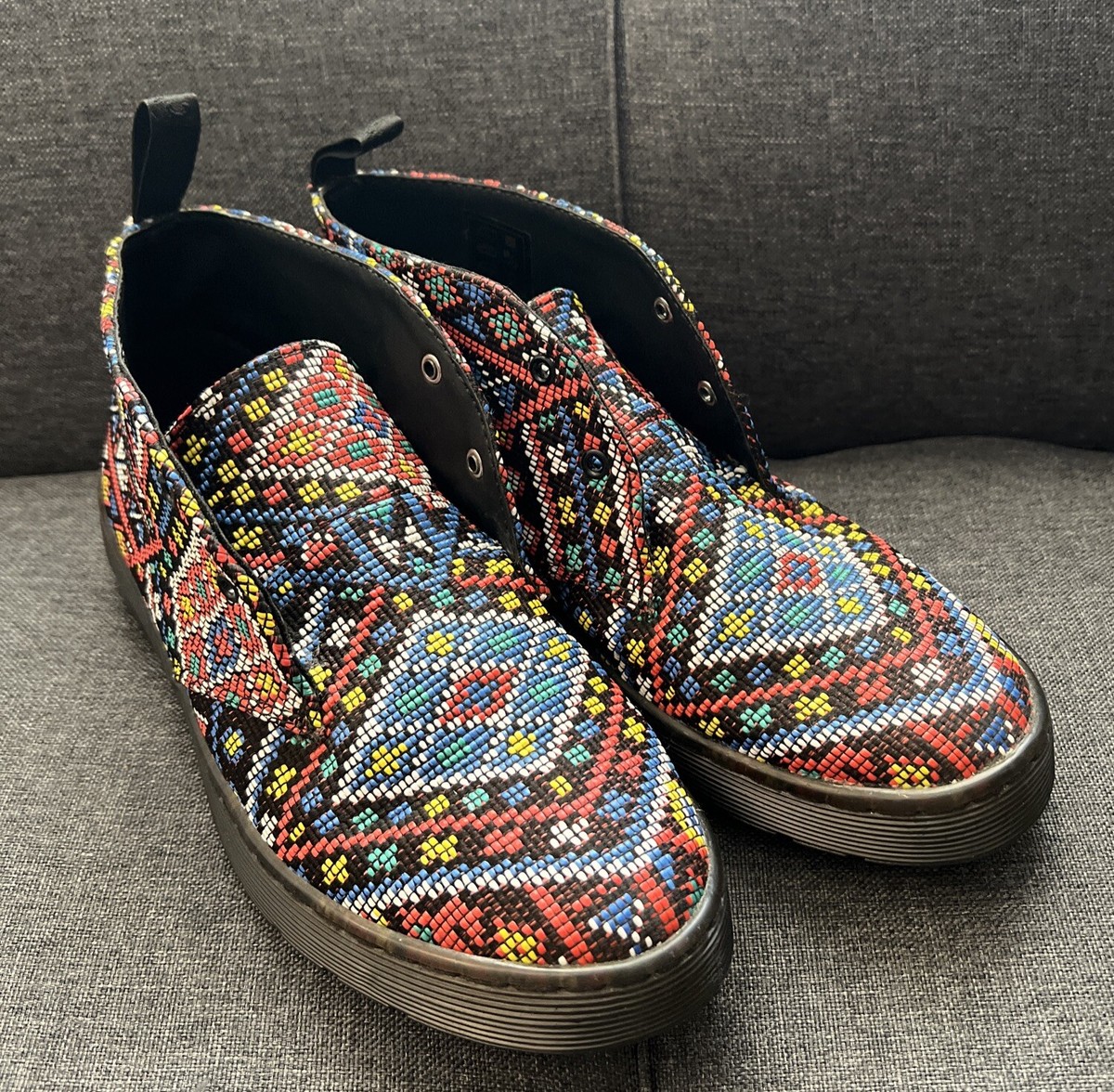 Dr Marten Air Daytona Multi Aztec Weave Beaded Desert Boot AW004