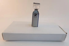 Swarovski Silver Crystal Figurine Keychain 4" (Unused) SCS Crystal Ball Stone