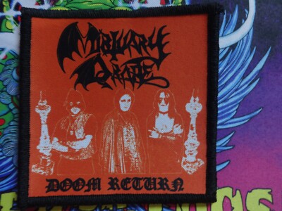 Mortuary Drape Patch Aufnäher Kutte Black Metal ** Sarcofago Midnight