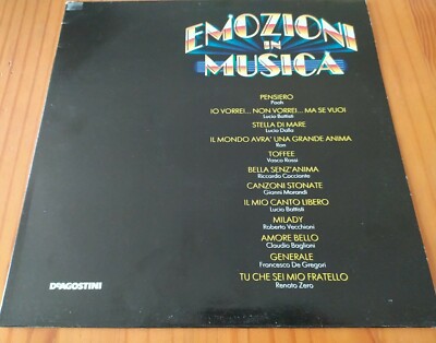 Emozioni in Musica Vinyl LP (DeAgostini 1990) Pooh/Battisti/Dalla/Baglioni/Rossi