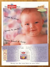 1996 Nestle Carnation Good Start Vintage Print Ad/Poster Baby Food Art 90s Cute